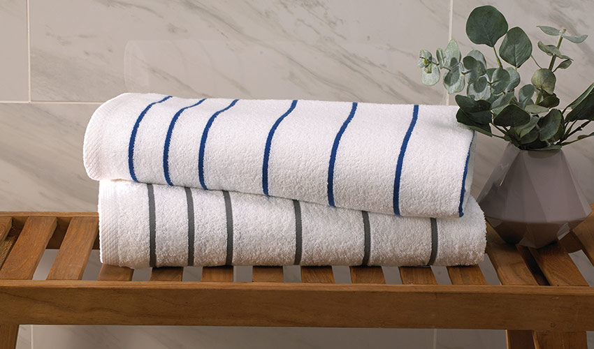 Shop Sonesta Mini Stripe Pool Towel