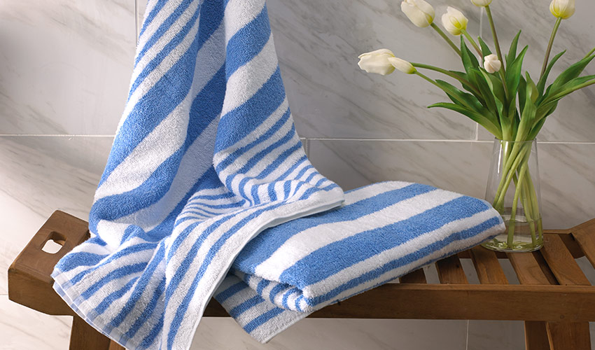 Shop Sonesta Mini Stripe Pool Towel